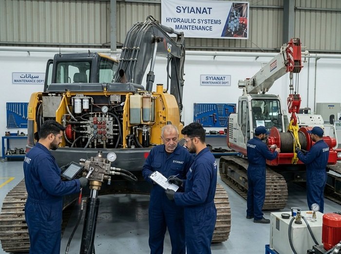 Hydraulic Motor Maintenance, Excavator & Crane Repair Services by Syianat