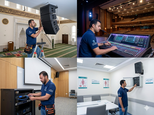 Maintenance and Development of Audio Systems for Mosques, Theaters, Universities, and Hospitals