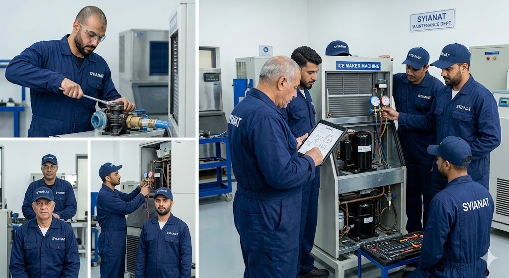 Ice Maker Machine Maintenance Riyadh | Commercial Ice Equipment Repair