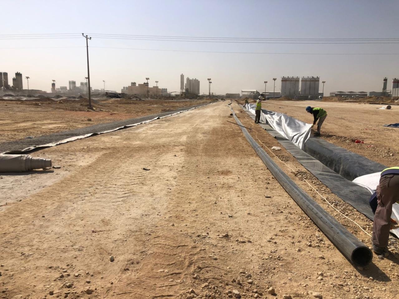 Infrastructure Subterranean Utility Excavation and Trenching Works Saudi Arabia