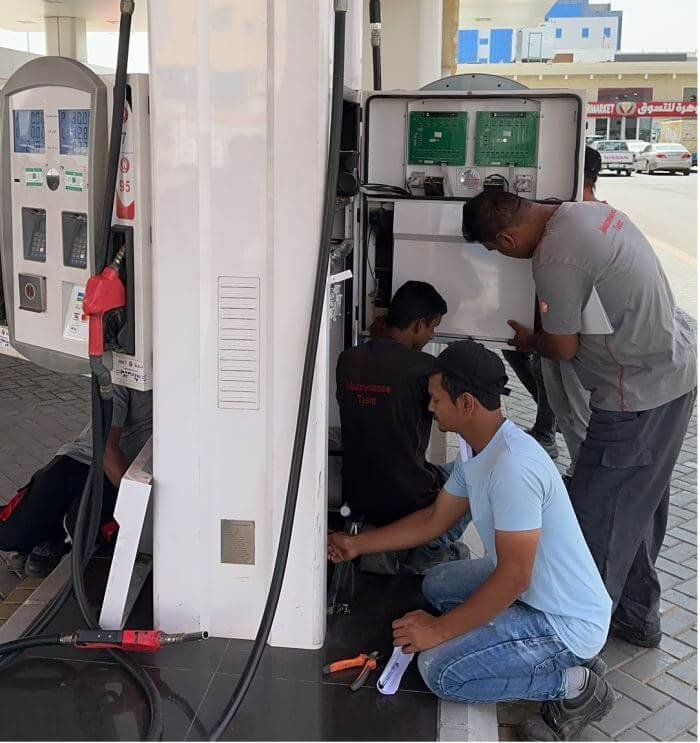 Emergency Fuel Dispenser Pump Repair and Underground Storage Tank Leak Maintenance in Riyadh and Dammam