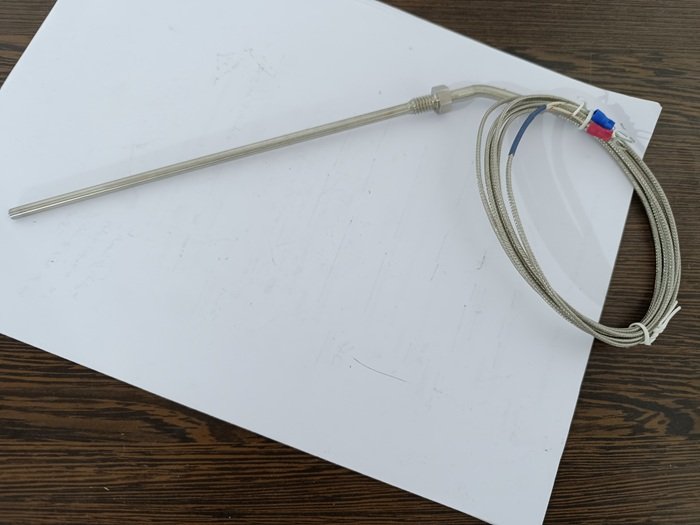 K Type Thermocouple Sensor Grounded Temperature Sensor Probe 0 400℃ 3 Meter for Measurement